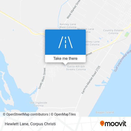 Hewlett Lane map