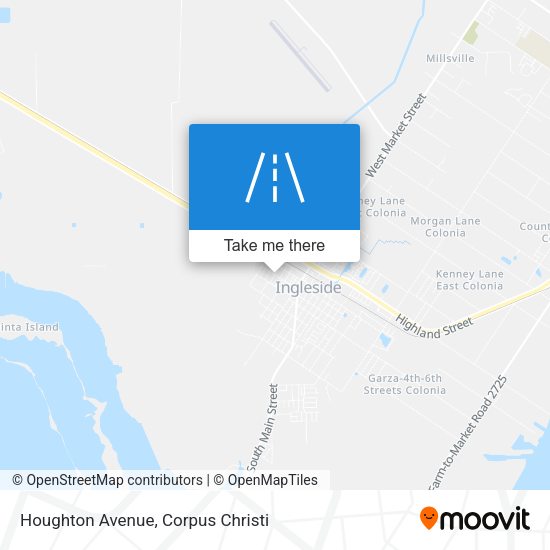 Mapa de Houghton Avenue