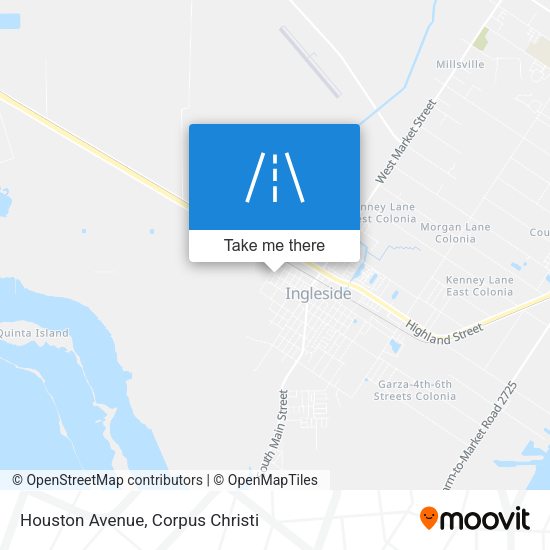 Houston Avenue map