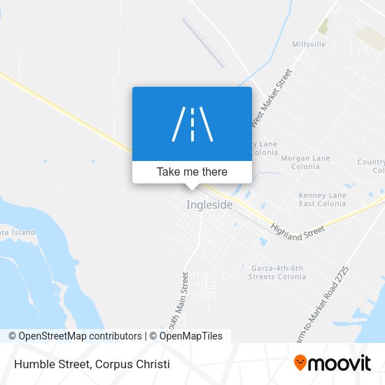 Humble Street map