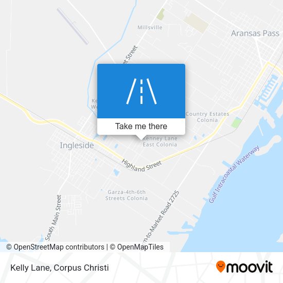 Mapa de Kelly Lane