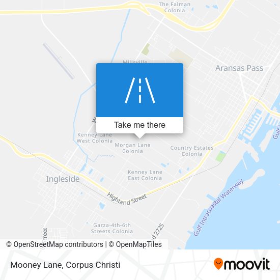 Mooney Lane map