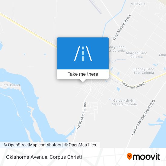 Oklahoma Avenue map