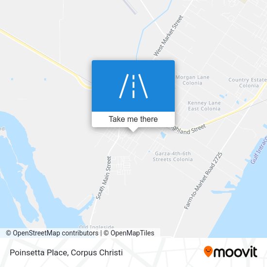 Mapa de Poinsetta Place