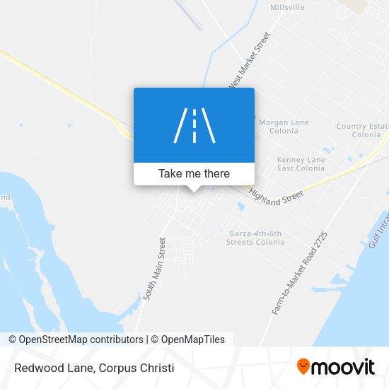 Mapa de Redwood Lane