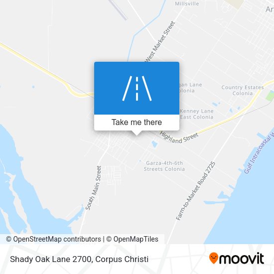 Mapa de Shady Oak Lane 2700