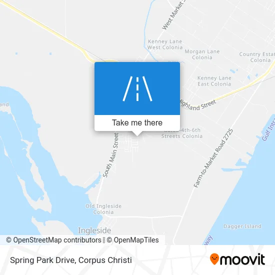 Spring Park Drive map