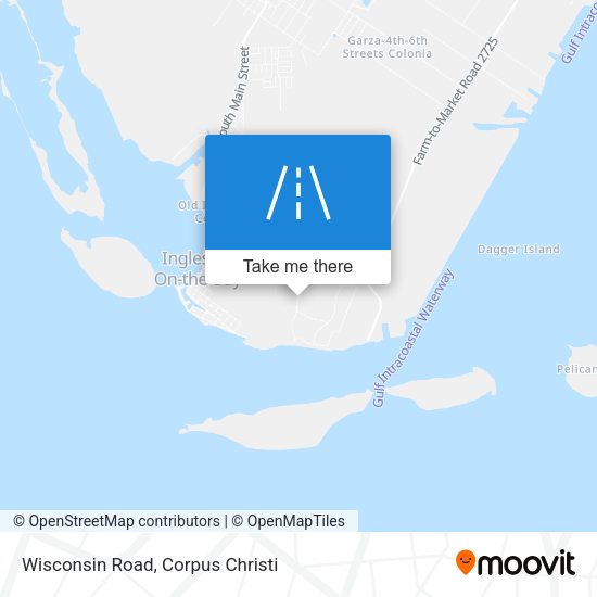 Mapa de Wisconsin Road