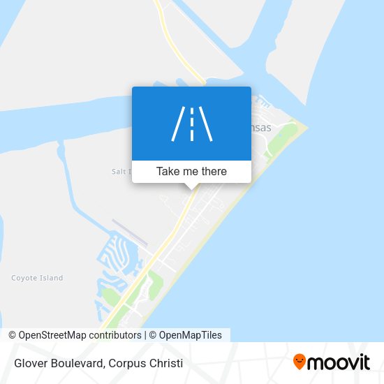 Glover Boulevard map