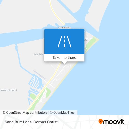 Sand Burr Lane map