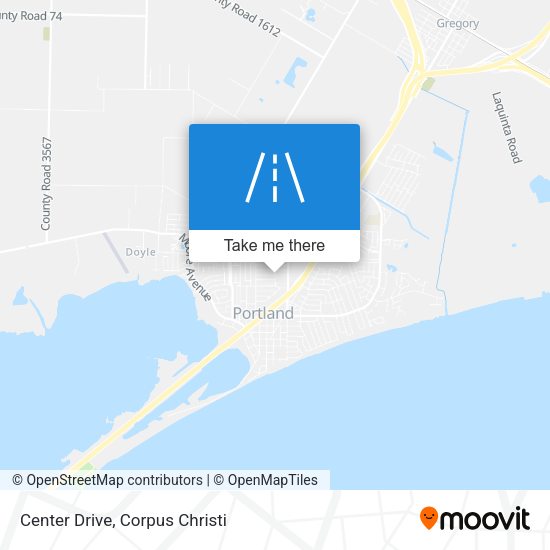 Center Drive map