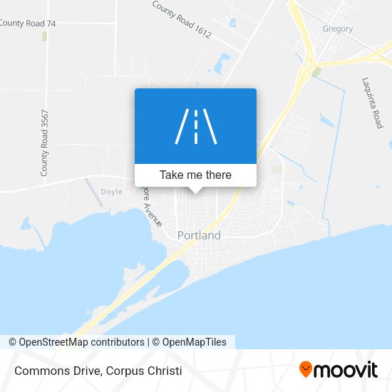 Commons Drive map