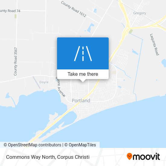 Commons Way North map