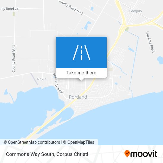 Commons Way South map
