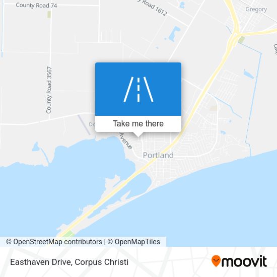 Easthaven Drive map