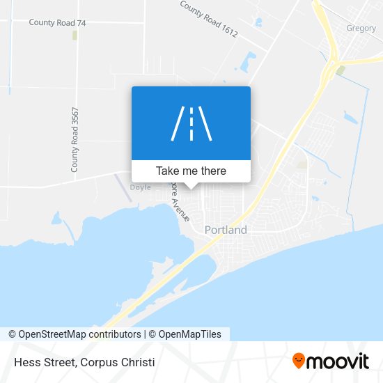 Mapa de Hess Street