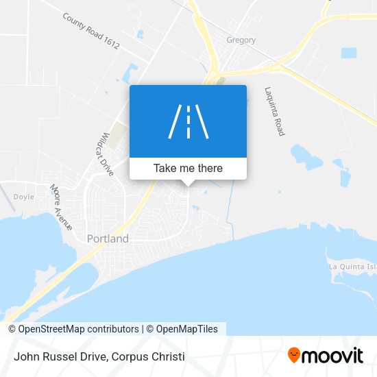 John Russel Drive map