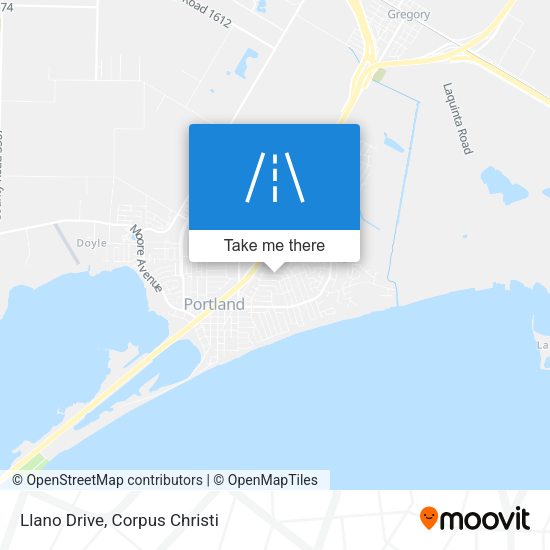 Mapa de Llano Drive