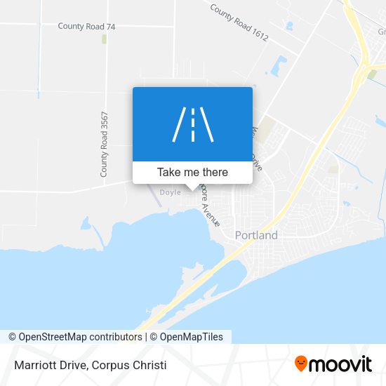 Mapa de Marriott Drive