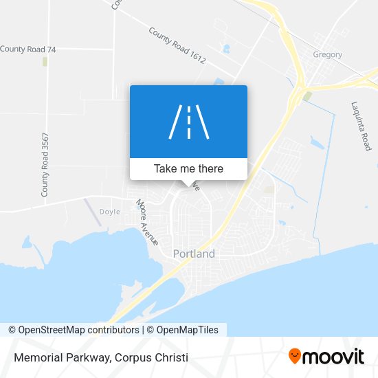 Mapa de Memorial Parkway