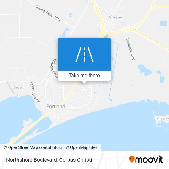 Northshore Boulevard map