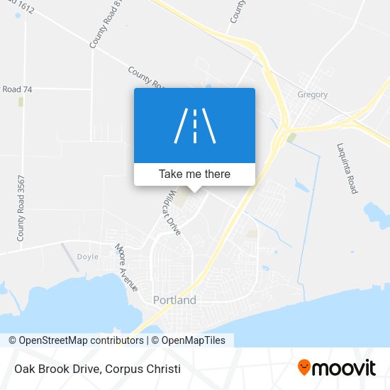 Mapa de Oak Brook Drive
