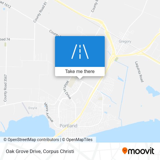 Oak Grove Drive map