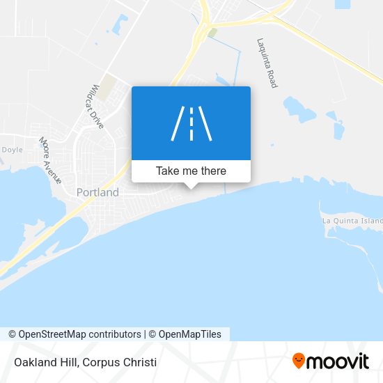 Mapa de Oakland Hill