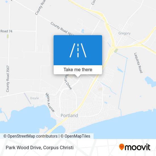 Park Wood Drive map