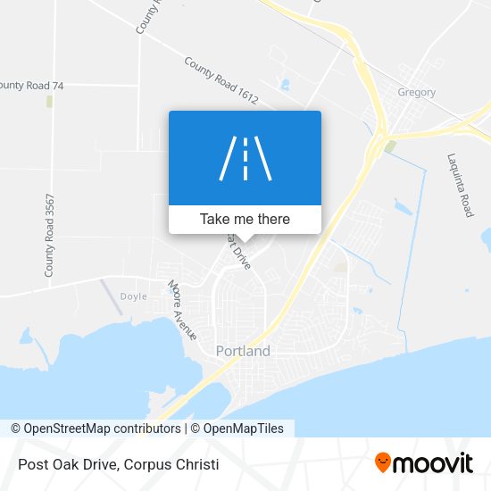 Mapa de Post Oak Drive