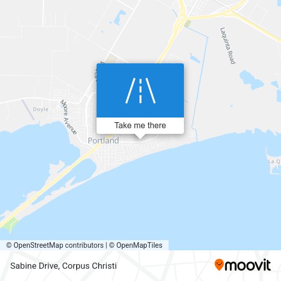 Mapa de Sabine Drive