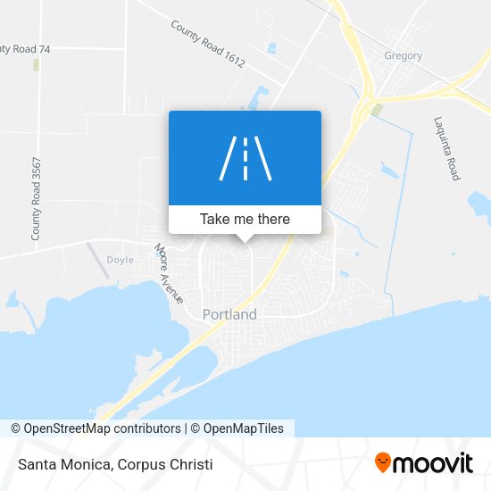 Santa Monica map