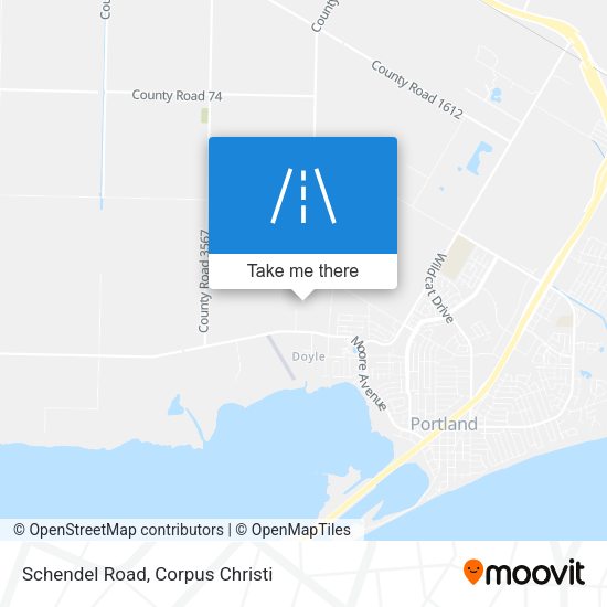 Mapa de Schendel Road