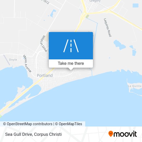 Sea Gull Drive map