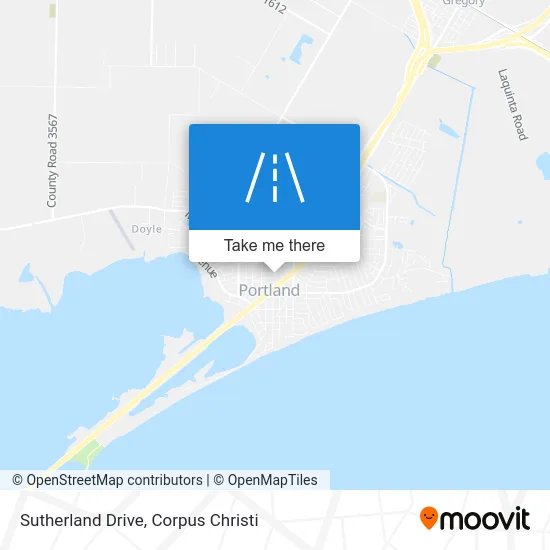 Sutherland Drive map