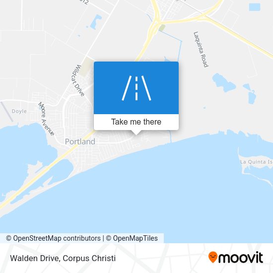 Walden Drive map