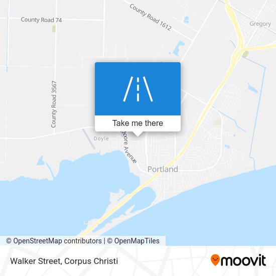 Mapa de Walker Street
