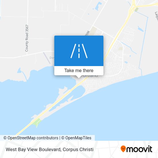 Mapa de West Bay View Boulevard