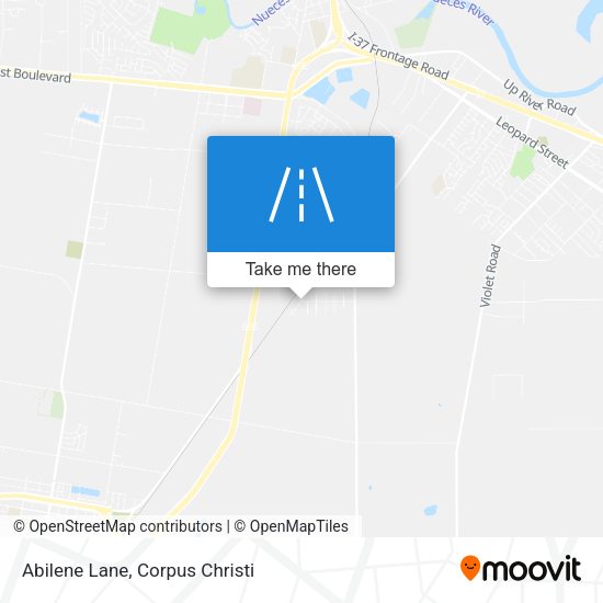 Abilene Lane map