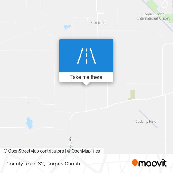 County Road 32 map