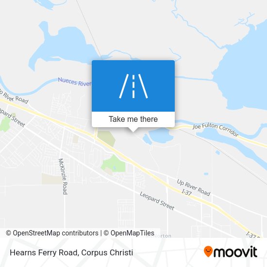 Hearns Ferry Road map