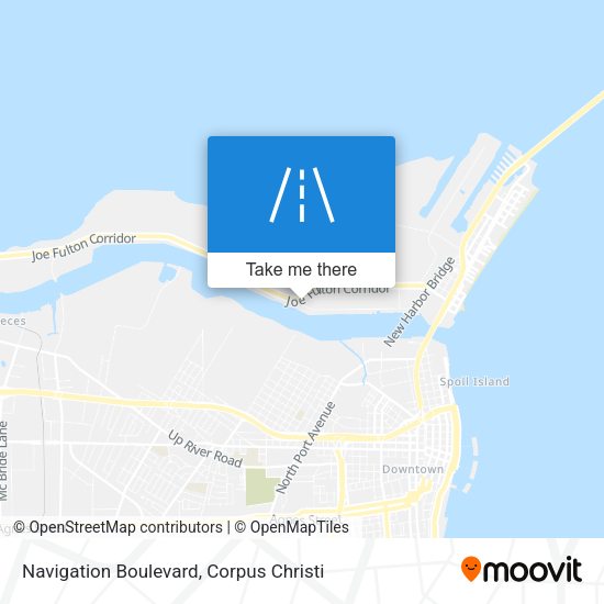 Navigation Boulevard map