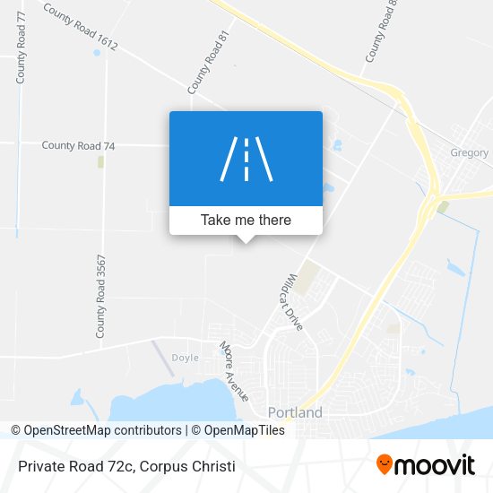 Private Road 72c map