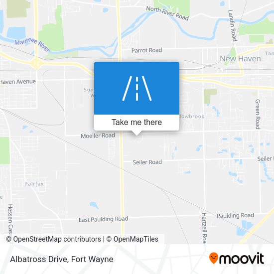 Albatross Drive map