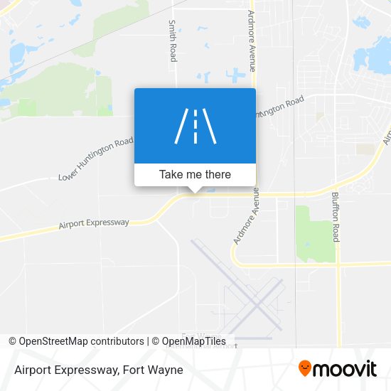 Airport Expressway map