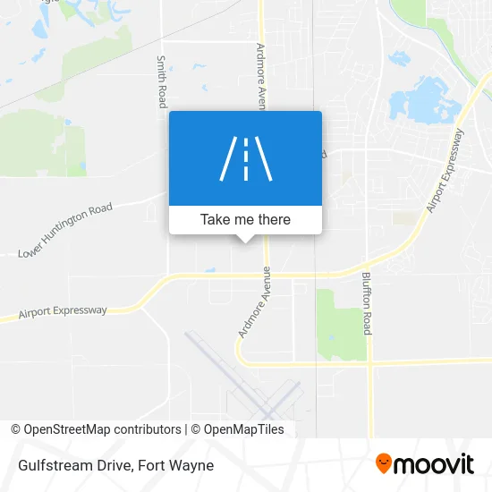 Gulfstream Drive map