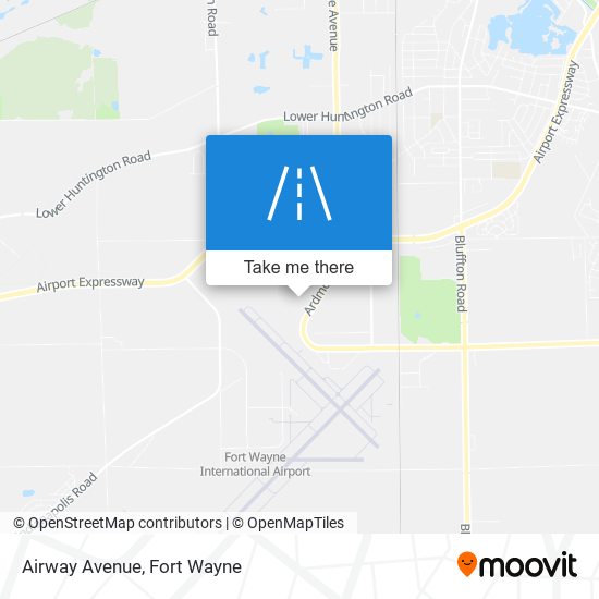 Airway Avenue map