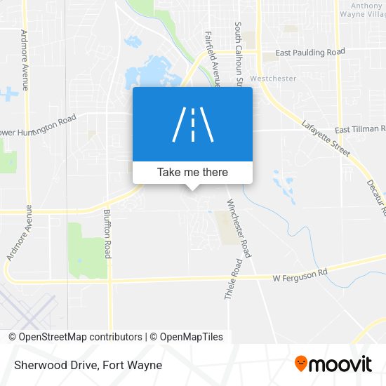 Mapa de Sherwood Drive