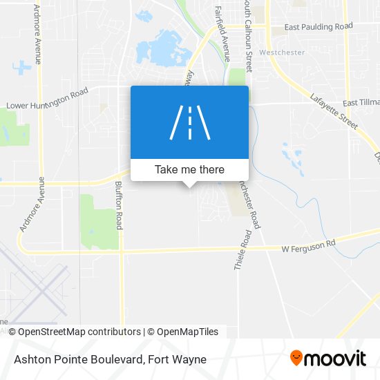 Ashton Pointe Boulevard map