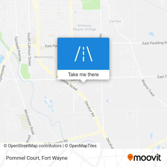 Pommel Court map